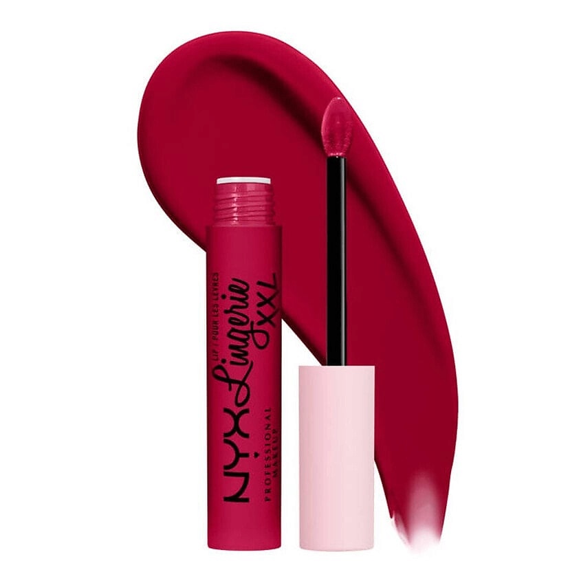 NYX PROFESSIONAL MAKEUP Жидкая матовая помада для губ Lip Lingerie XXL, 21 - Stamina – фото 3