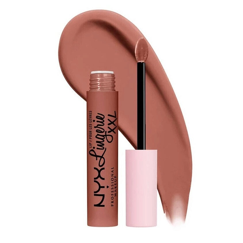 NYX PROFESSIONAL MAKEUP Жидкая матовая помада для губ Lip Lingerie XXL, 25 - Candela Babe – фото 3