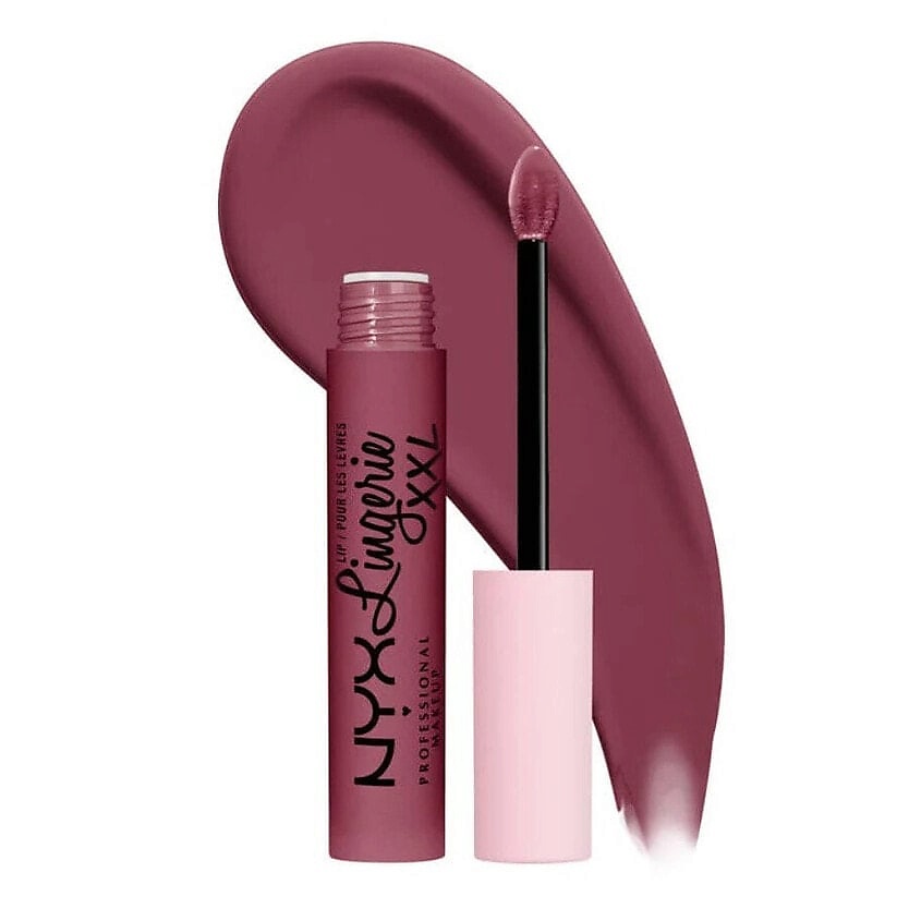 NYX PROFESSIONAL MAKEUP Жидкая матовая помада для губ Lip Lingerie XXL, 14 - Bust Ed – фото 3