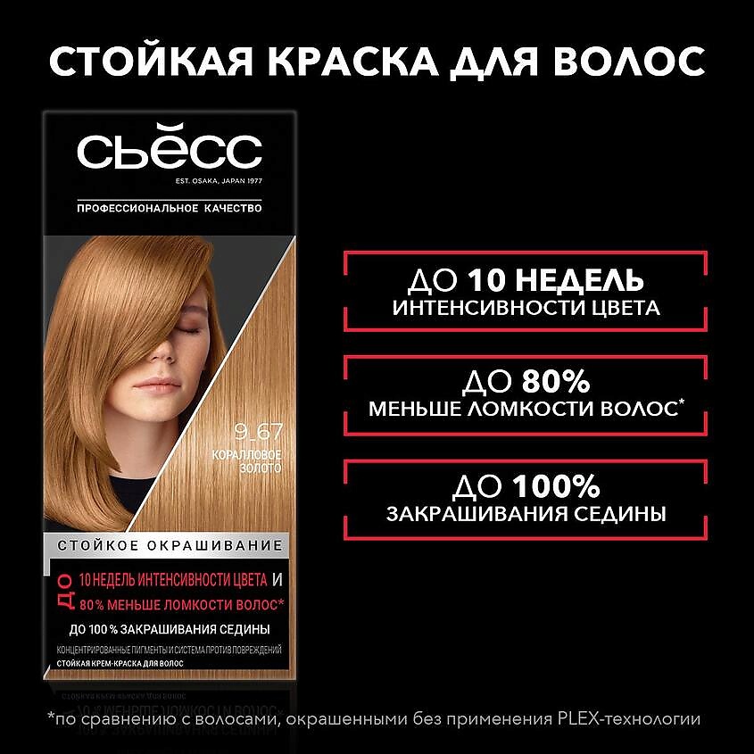 СЬЁСС Стойкая профессиональная крем-краска для волос Color – фото 3