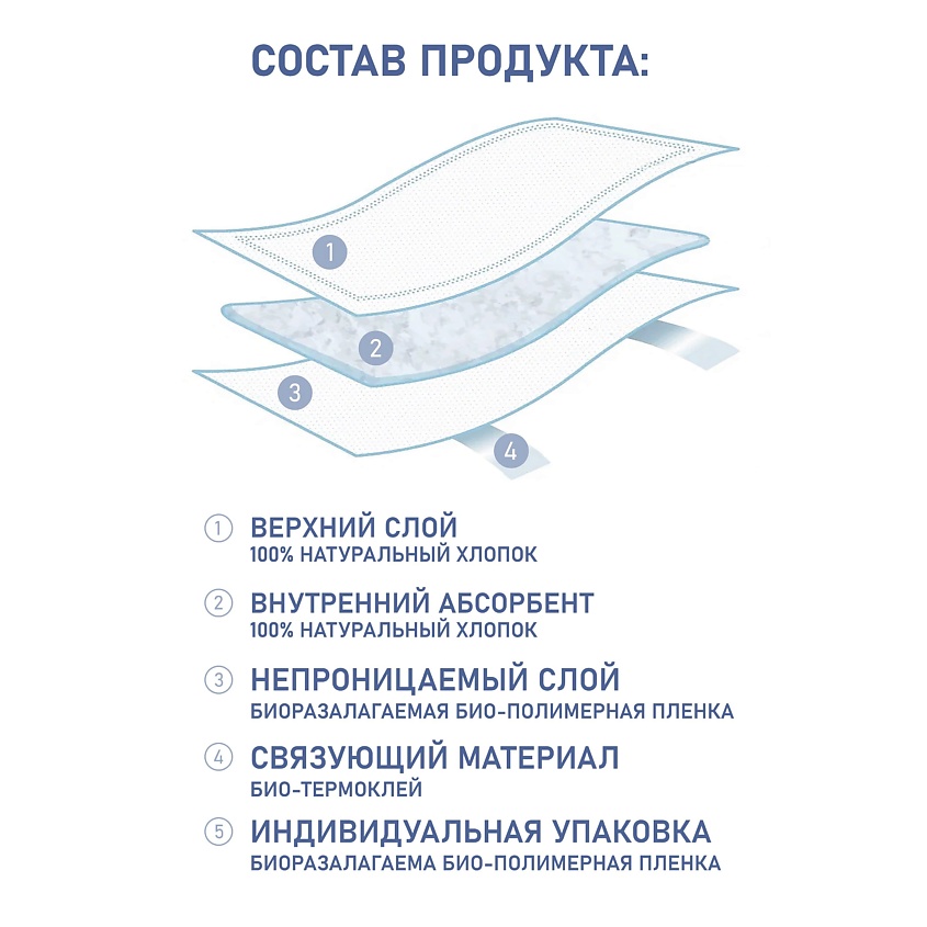MASMI Ультратонкие дневные гигиенические прокладки Soft из натурального хлопка – фото 3