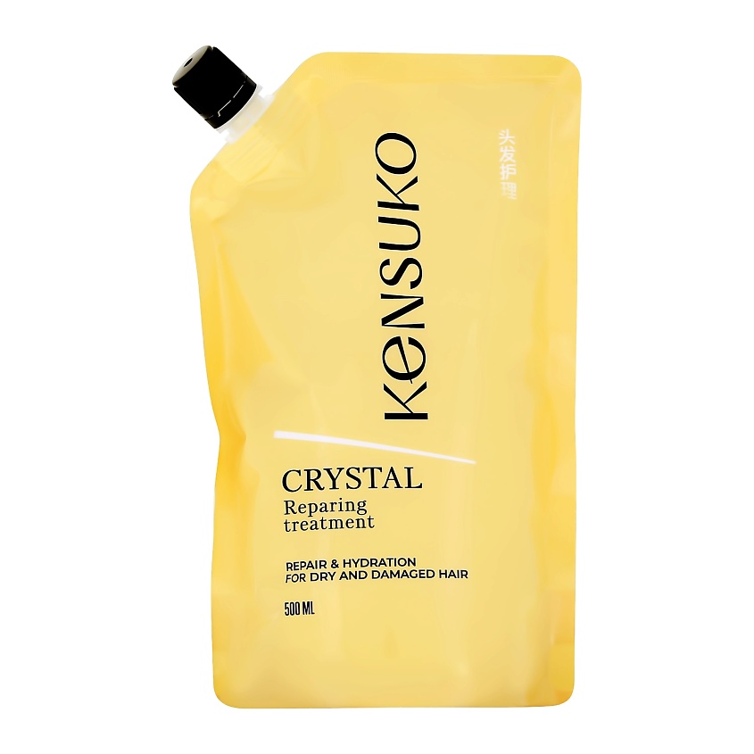 KENSUKO Средство для ухода за волосами CRYSTAL кристальное восстановление new – фото 5