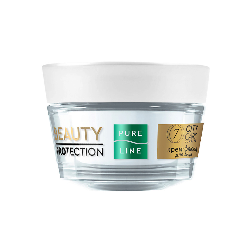 ЧИСТАЯ ЛИНИЯ PURE LINE Крем-флюид для лица Гиалуроновая Вит С и Е – фото 2