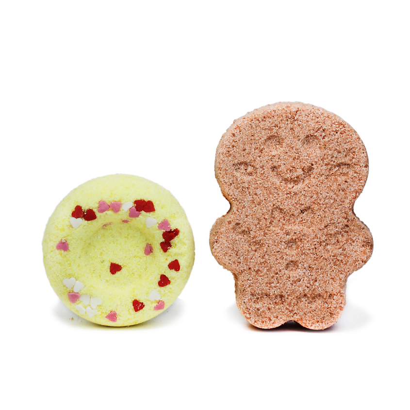 LABORATORY KATRIN Подарочный набор Candy bath bar "Пряничный домик" бомбочки и соль – фото 7