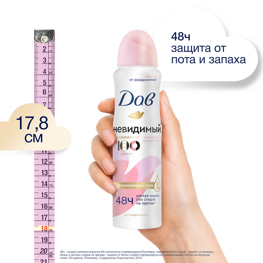 ДАВ Део-спрей  Невидимый Нежность лепестков, 150 мл – фото 8