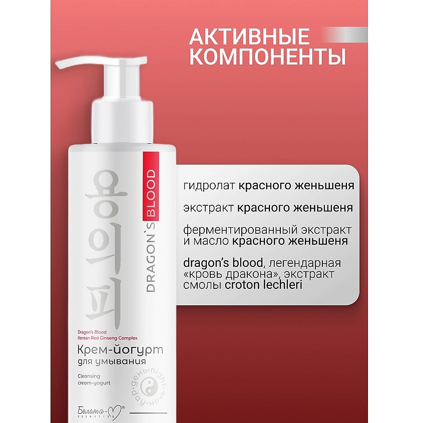 БЕЛИТА-М Крем-йогурт для умывания Dragon's Blood – фото 2