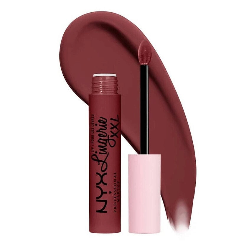 NYX PROFESSIONAL MAKEUP Жидкая матовая помада для губ Lip Lingerie XXL, 24 - Strip And Tease – фото 3