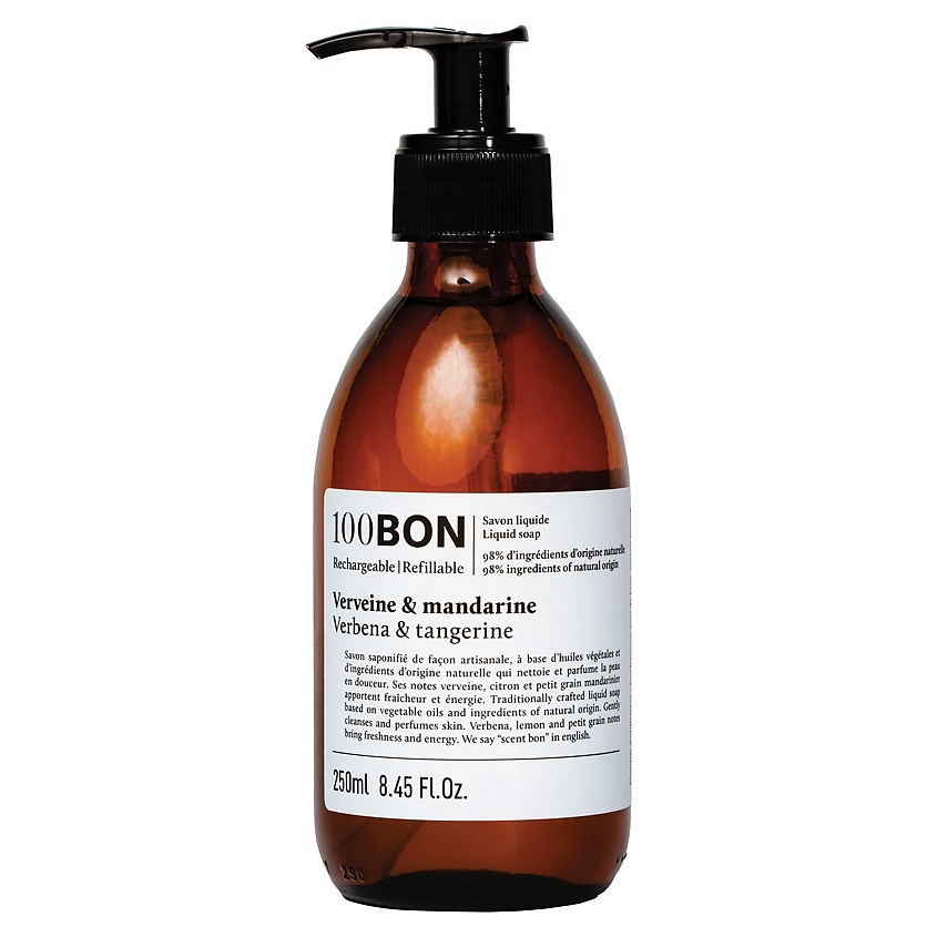 100BON Жидкое мыло Verveine & Mandarine Liquid savon – фото 2