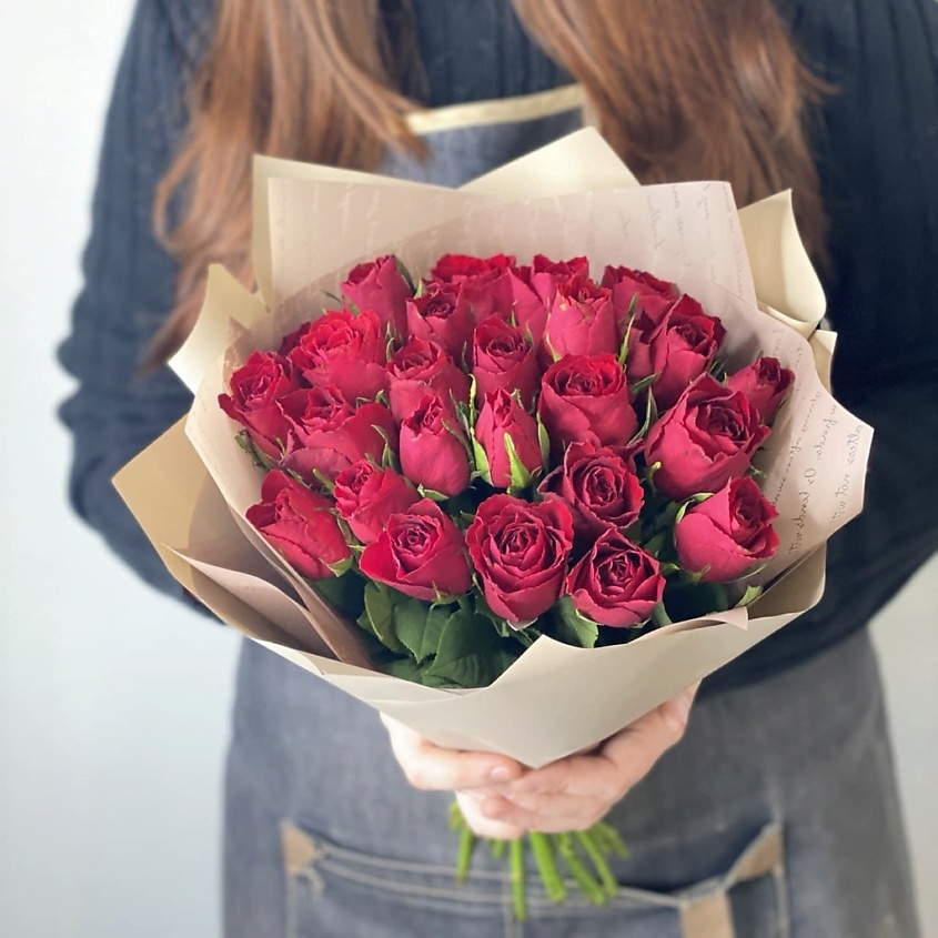 YULIA FLOWER Букет из 25 кенийских роз – фото 1