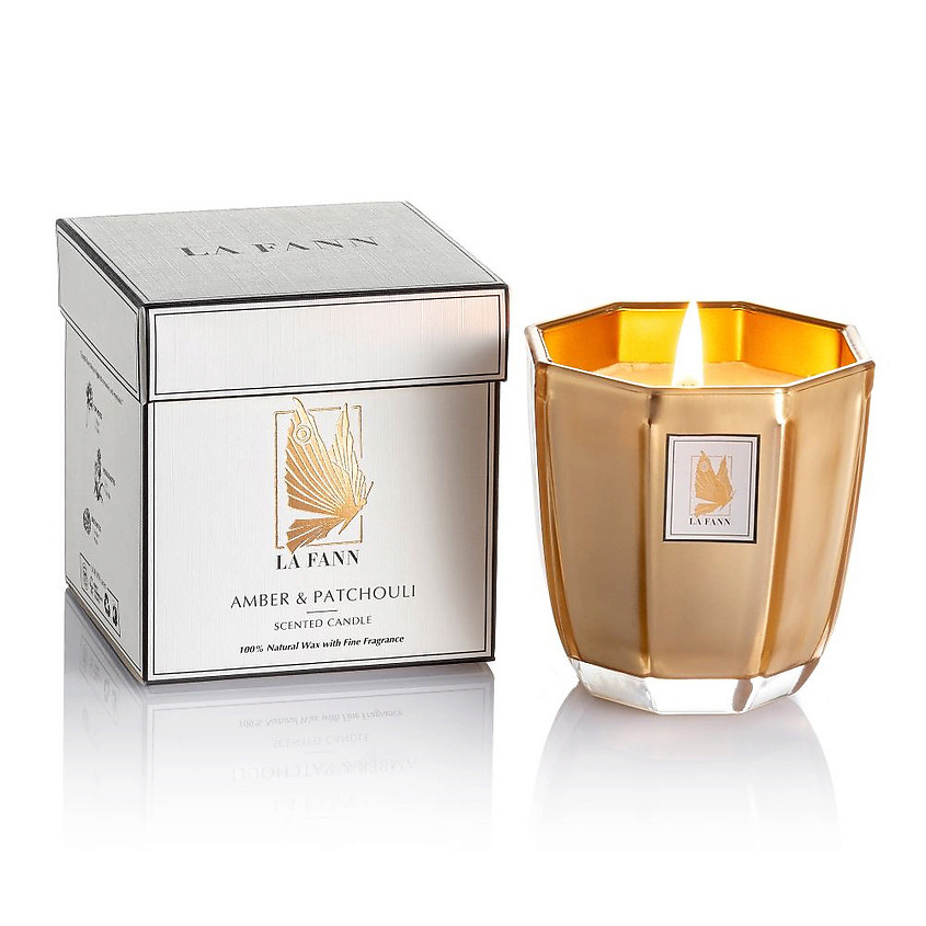 LA FANN Ароматическая свеча Amber & Patchouli – фото 1