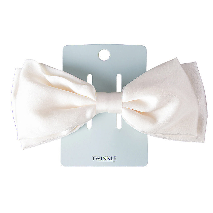 TWINKLE Заколка для волос TWINKLE BACK TO SCHOOL, big cream bow – фото 2