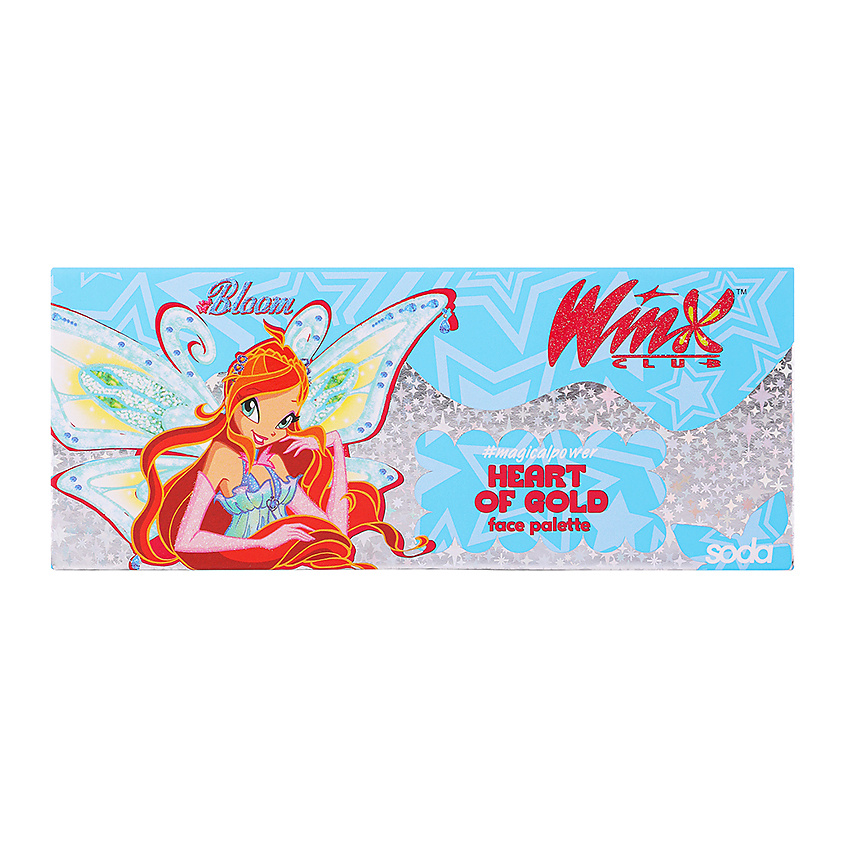 SODA Палетка для лица Heart Of Gold #magicalpower. Коллекция Winx – фото 1