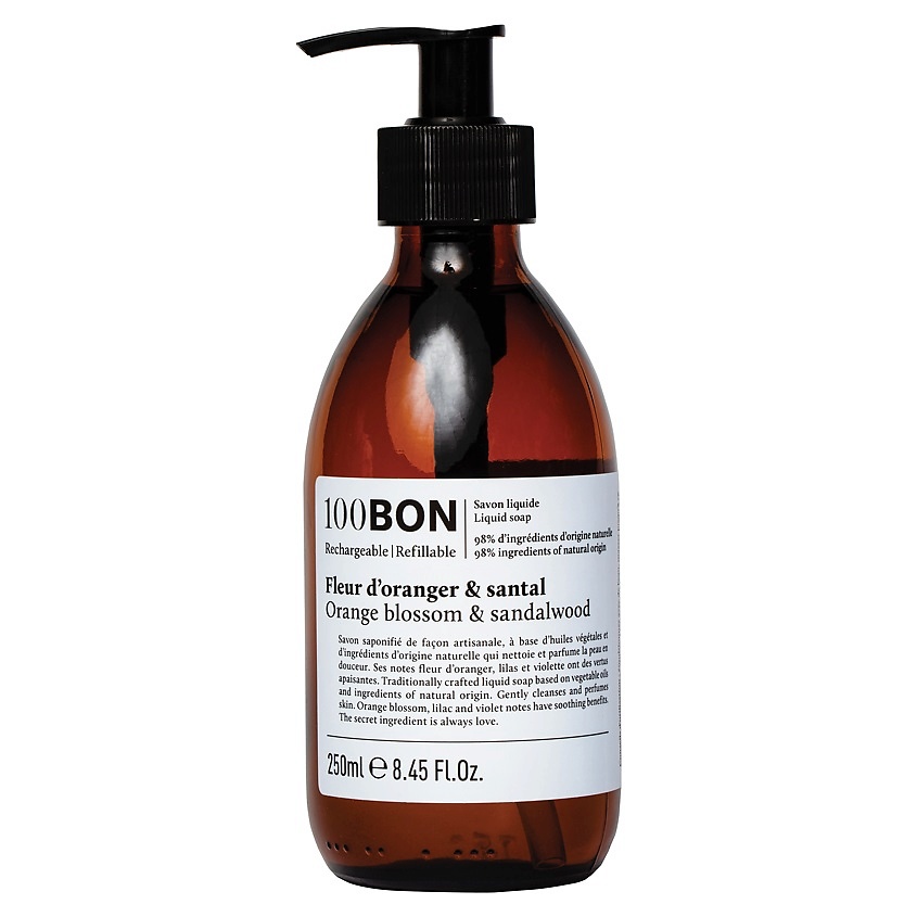 100BON Жидкое мыло Fleur D'Oranger & Santal Liquid savon – фото 2