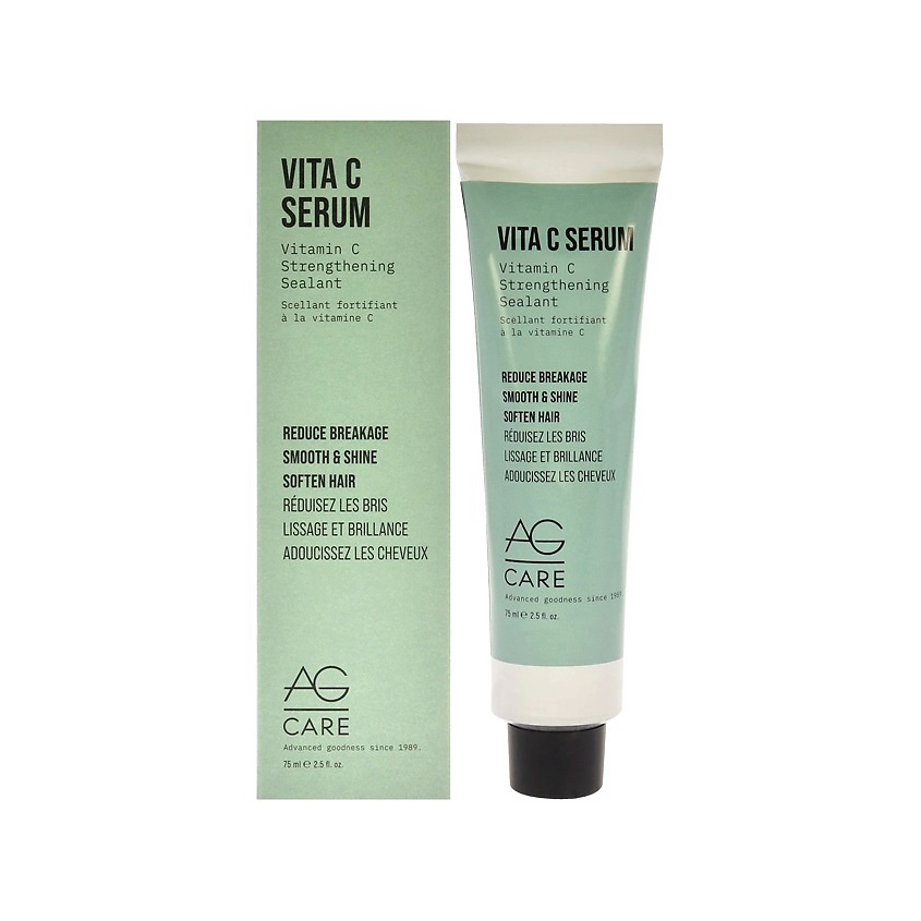 AG HAIR COSMETICS Сыворотка для волос укрепляющая с витамином С Vitamin C Serum Strengthening Sealant – фото 1