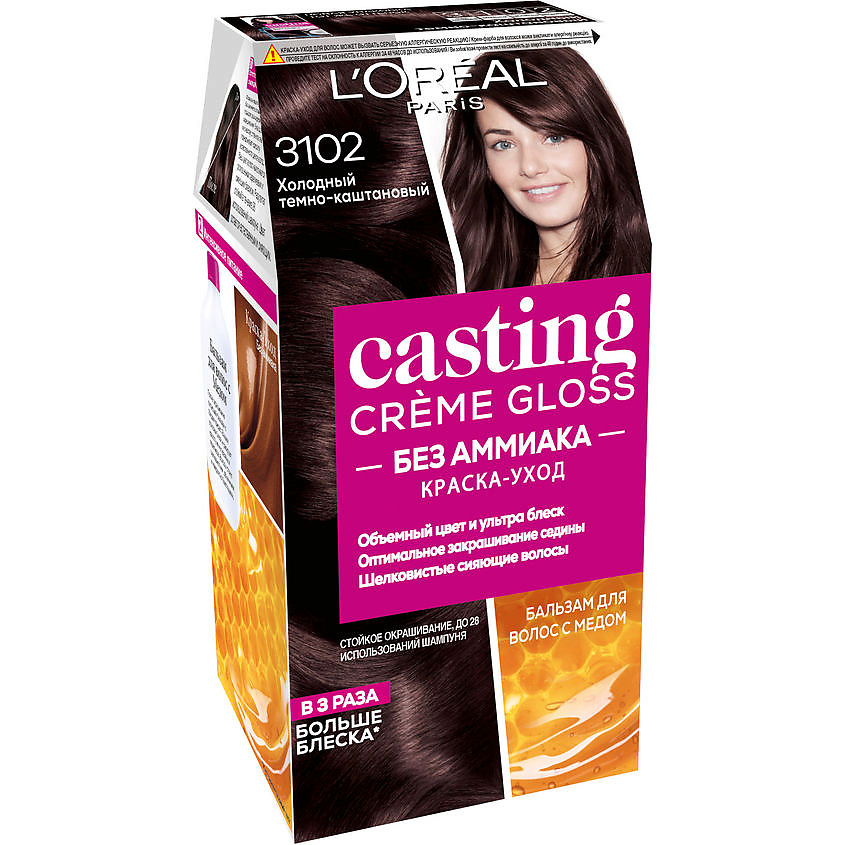 L'ORÉAL PARIS Стойкая краска-уход для волос без аммиака Casting Creme Gloss – фото 1
