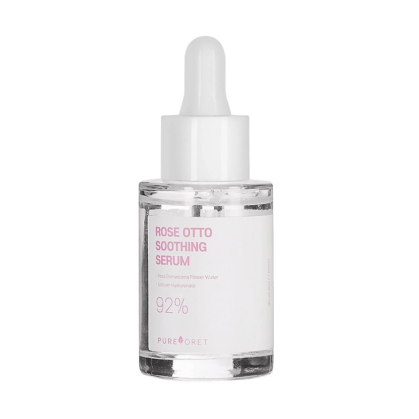PUREFORET Сыворотка для лица успокаивающая с экстрактом розы дамасской Rose Otto Soothing Serum – фото 1