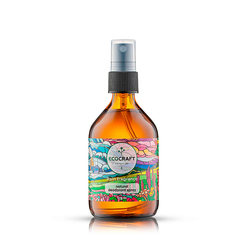 ECOCRAFT Дезодорант-спрей для тела Аромат дождя Rain Fragrance Natural Deodorant Spray – фото 1