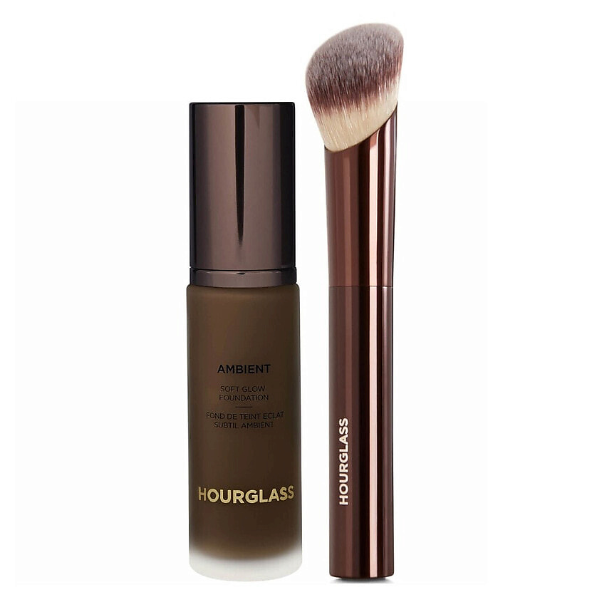 HOURGLASS Набор для лица Тональная основа Soft Glow + Кисть – фото 1