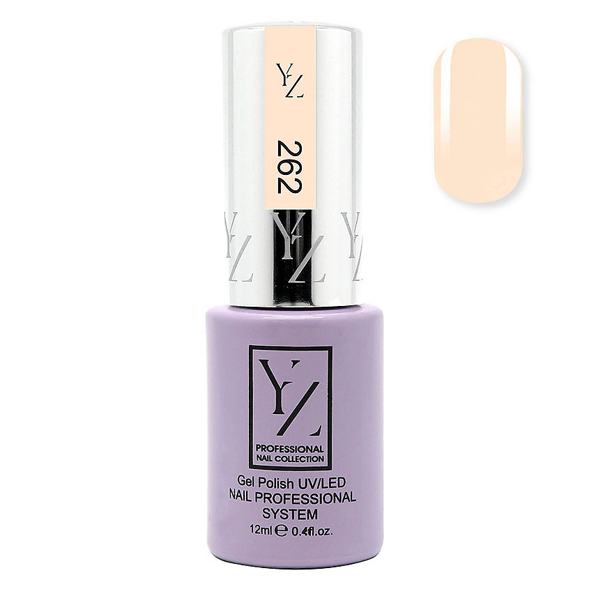 YLLOZURE Гель-лак Uv Led Yllozure Nail Professional, 262, утренняя лилия, 12 мл – фото 2