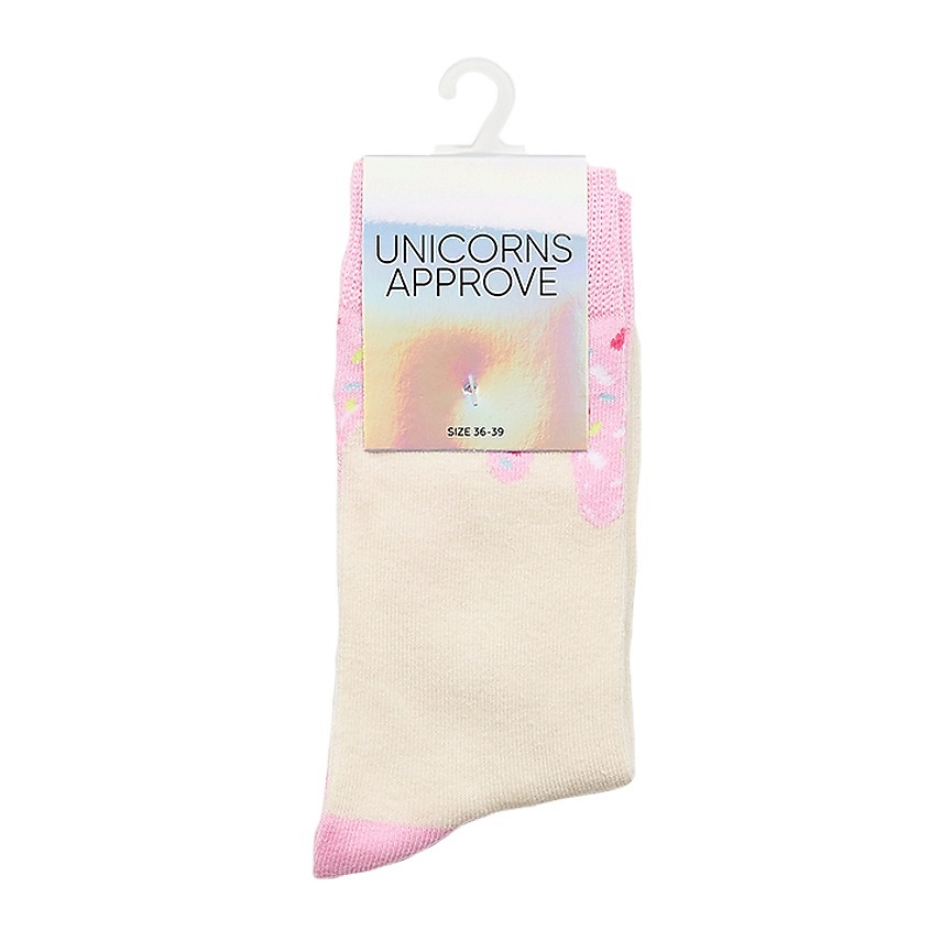 UNICORNS APPROVE Носки женские, модель: DOUGHNUT, марки, цвет: розовый – фото 2