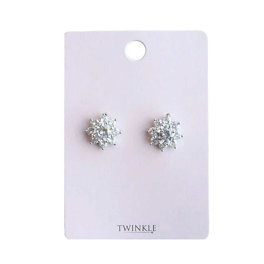TWINKLE Серьги Silver Stone – фото 2