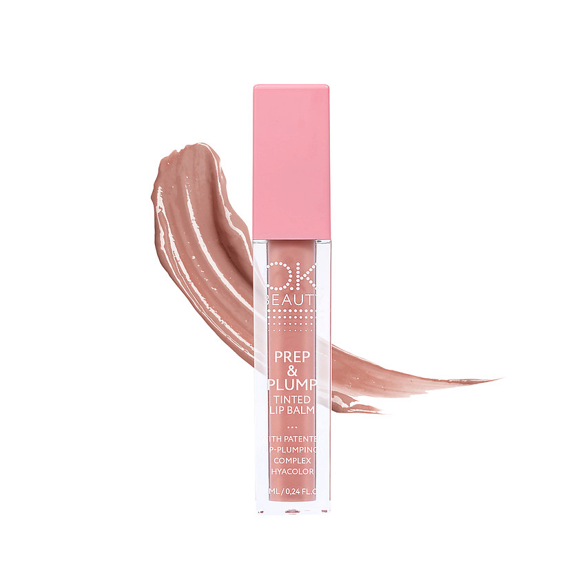 OK BEAUTY Увлажняющий бальзам для увеличения объема губ PREP & PLUMP Tinted Lip Balm – фото 1