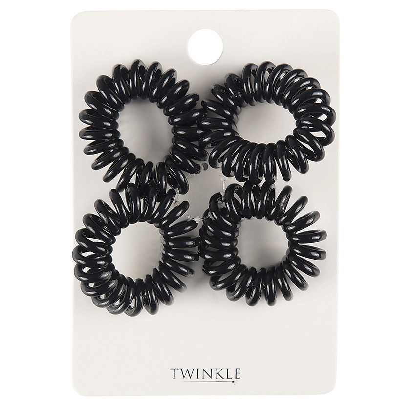 TWINKLE Силиконовые резинки для волос Black – фото 2