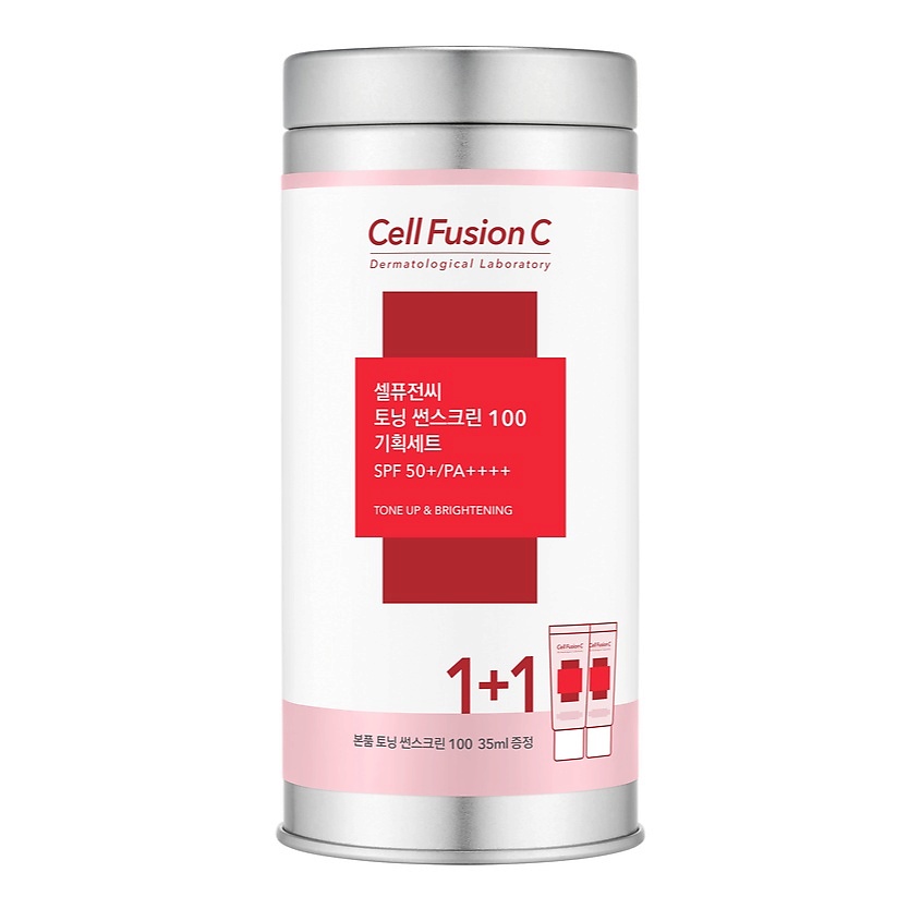 CELL FUSION C Набор Крем солнцезащитный 100 SPF50+ PA++++ тонирующий Tonic Sunscreen – фото 2
