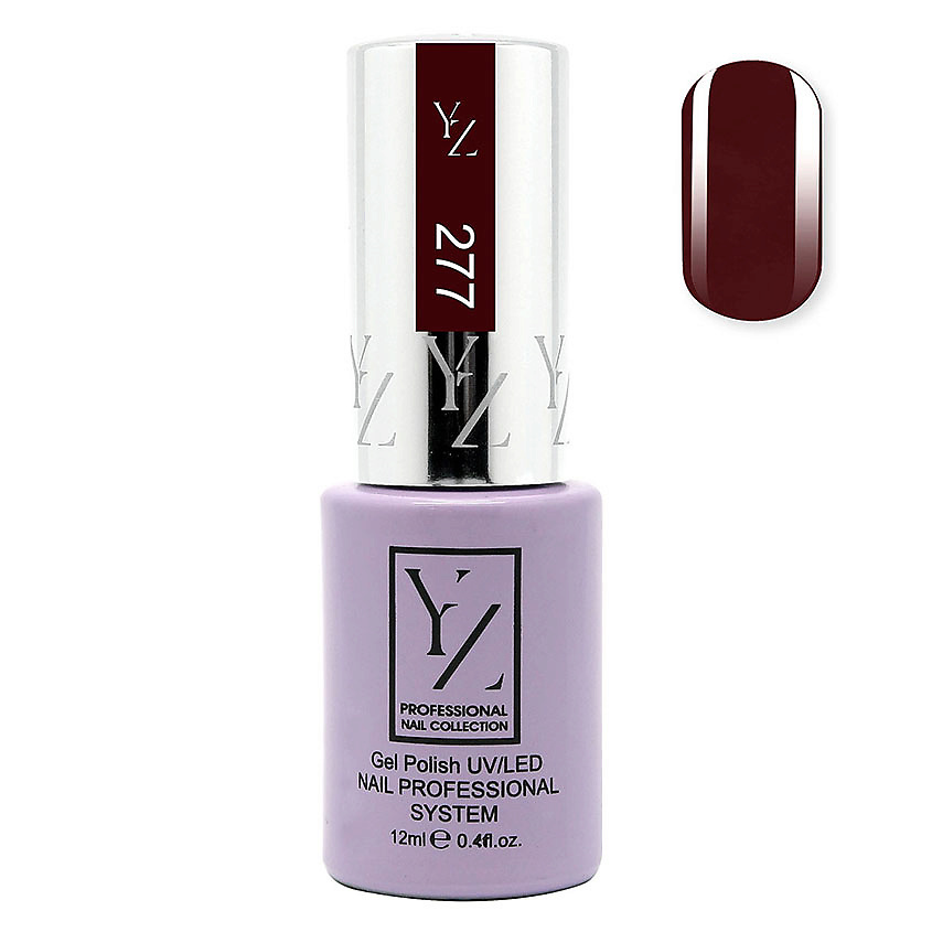 YLLOZURE Гель-лак Uv Led Yllozure Nail Professional, 277, мерло, 12 мл – фото 2