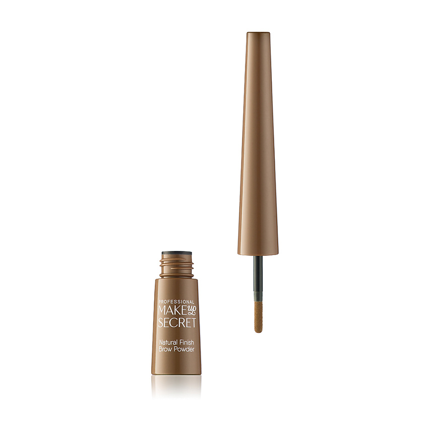 MAKE-UP SECRET Тени-пудра для бровей с аппликатором Finish Brow Powder – фото 1