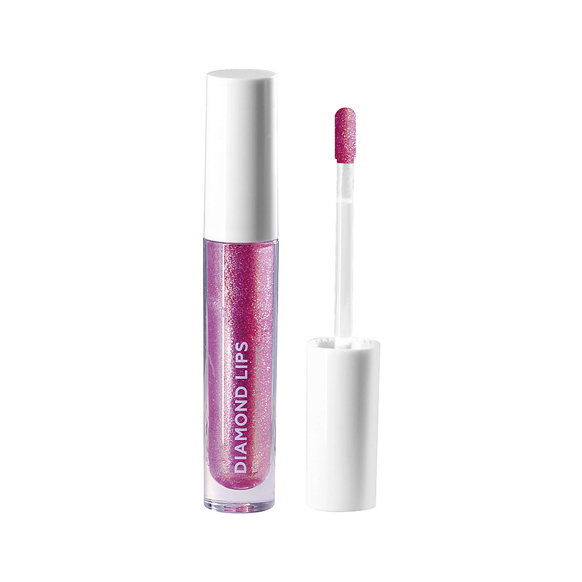 ЛЭТУАЛЬ DIAMOND LIPS сверкающий 3D блеск для губ – фото 2