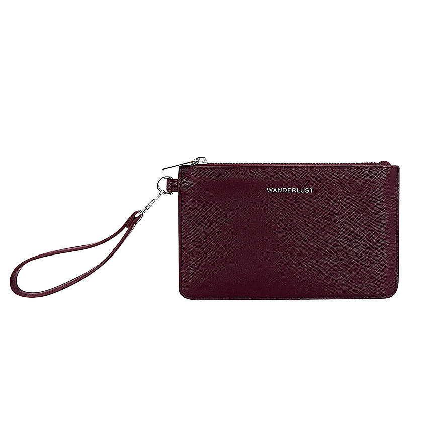WANDERLUST Клатч Wanderlust Saffiano Wine color – фото 2
