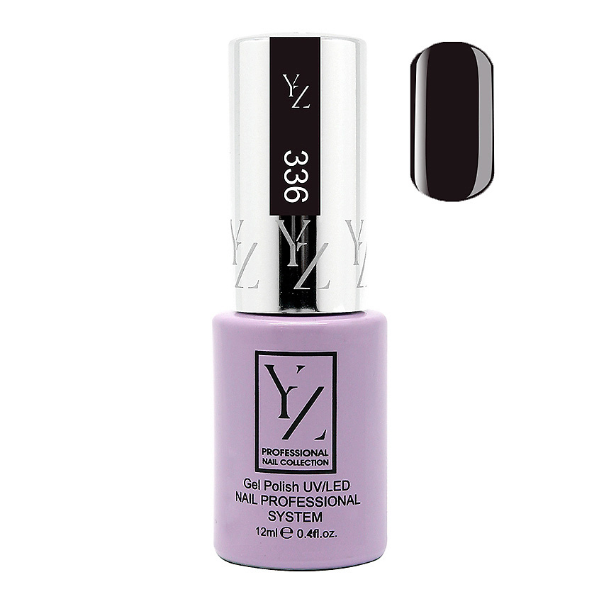 YLLOZURE Гель-лак Uv Led Yllozure Nail Professional, 336, вишневый ликер, 12 мл – фото 2