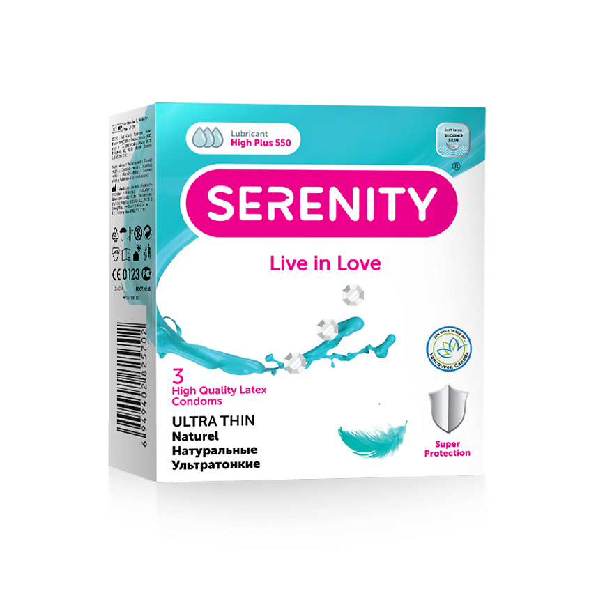 SERENITY Презервативы из натурального латекса ULTRA THIN – фото 1