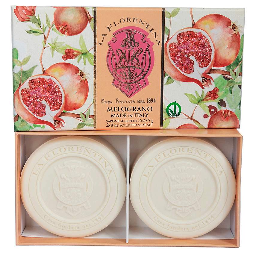 LA FLORENTINA Набор мыла Pomegranate. Гранат – фото 2