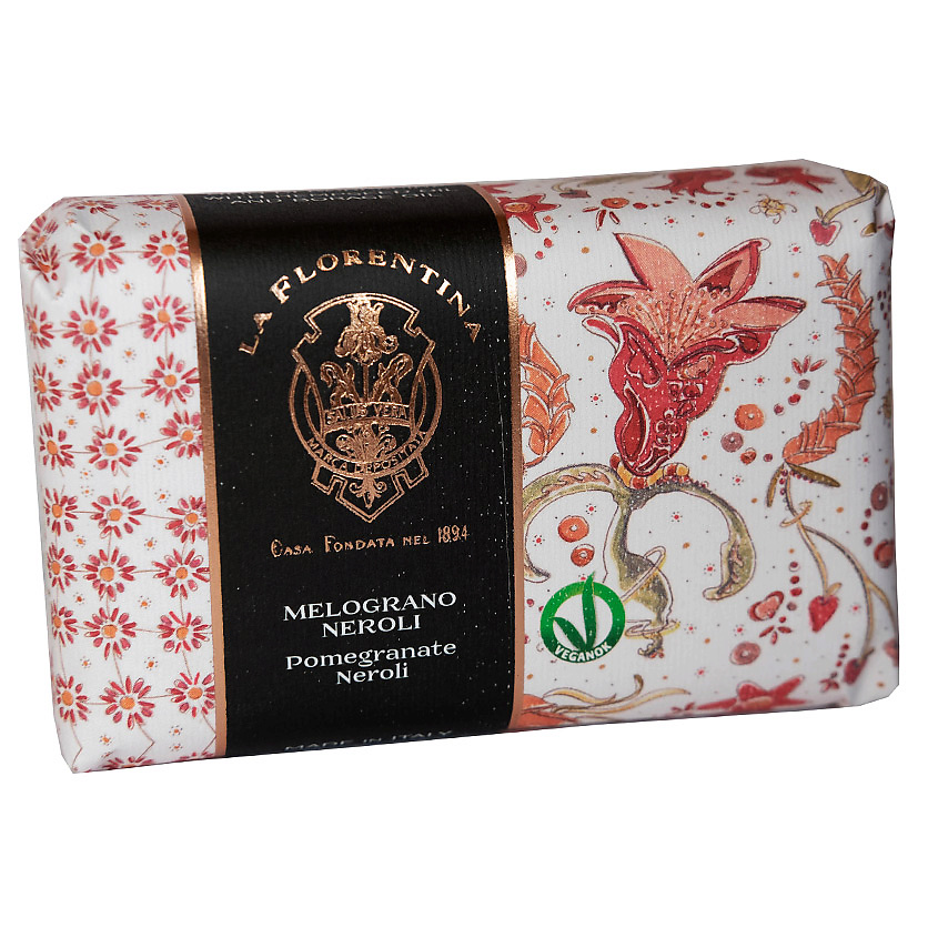 LA FLORENTINA Мыло Pomegranate & Neroli. Гранат и Цветок нероли – фото 2