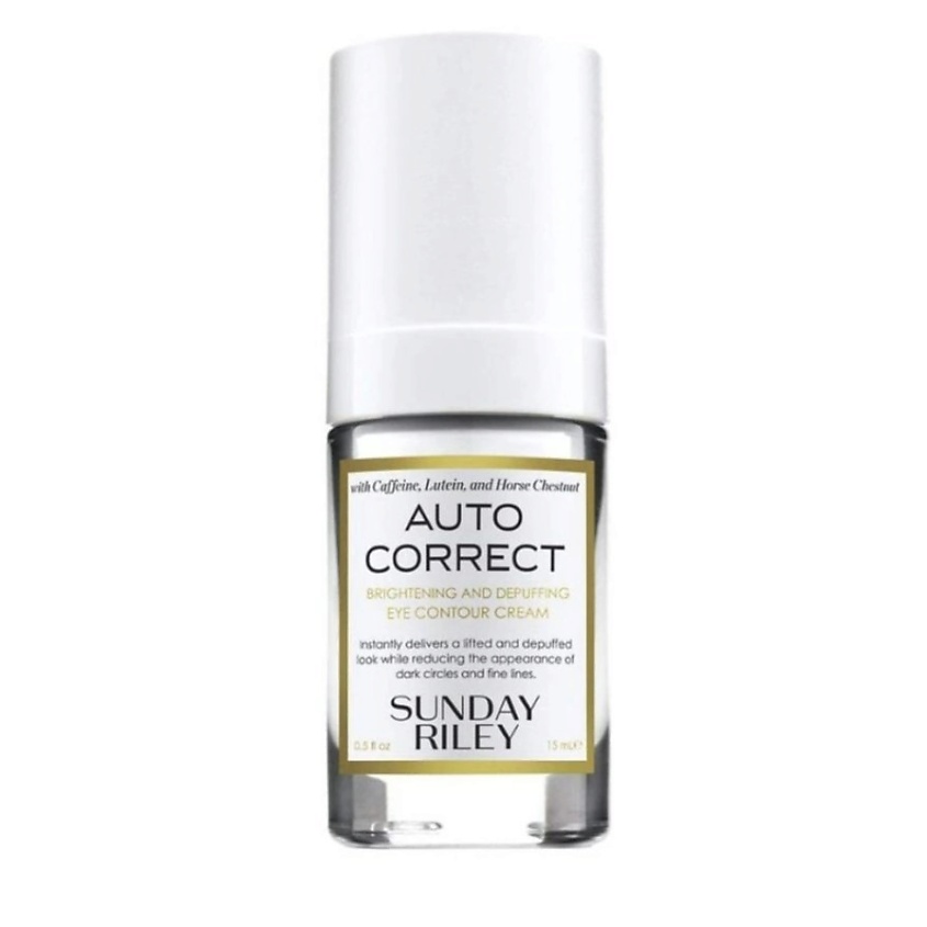 SUNDAY RILEY Увлажняющий крем для глаз Autocorrect Brightening and Depuffing Eye Contour Cream – фото 1