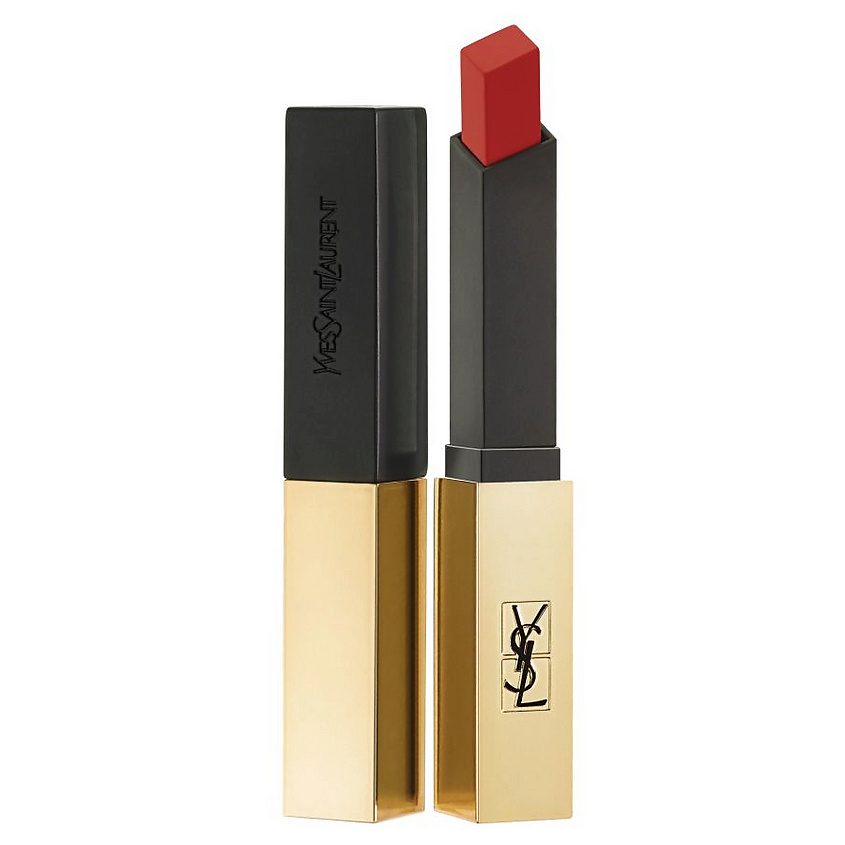 YSL Стойкая матовая помада для губ с насыщенным цветом Rouge Pur Couture The Slim – фото 1