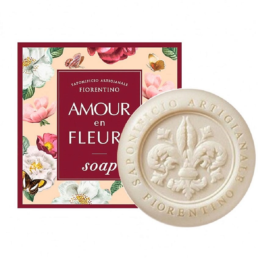НОВАЯ ЗАРЯ Мыло туалетное "Amour en fleurs" – фото 1