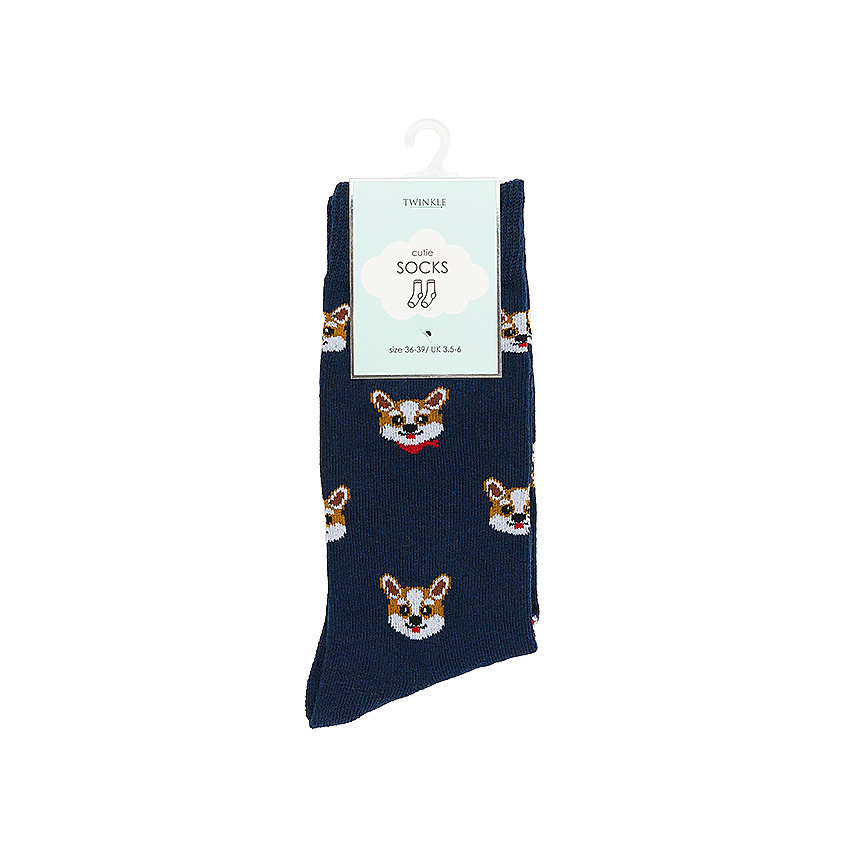 TWINKLE Носки модель Corgi, цвет синий – фото 2