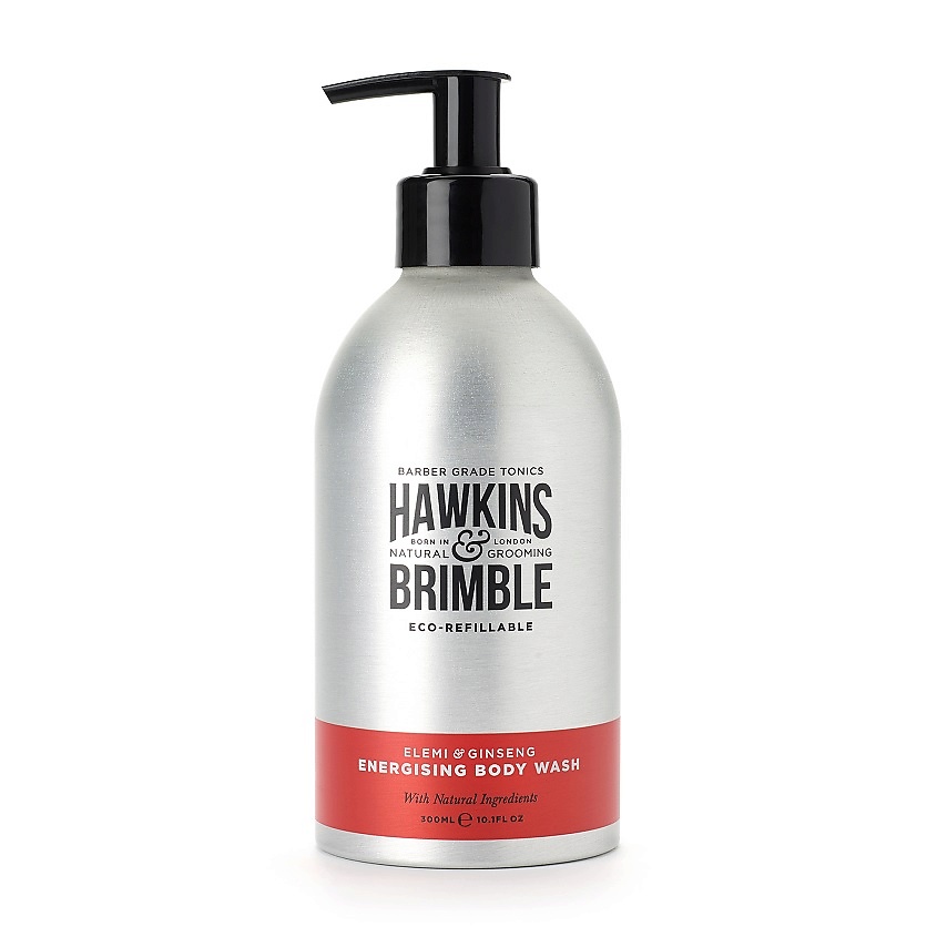 HAWKINS & BRIMBLE Гель для душа тонизирующий в многоразовом флаконе Elemi & Ginseng Body Wash – фото 1