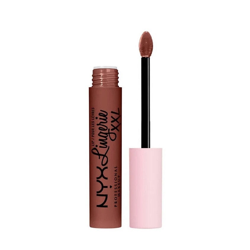 NYX PROFESSIONAL MAKEUP Жидкая матовая помада для губ Lip Lingerie XXL, 10 - Low Cut – фото 1