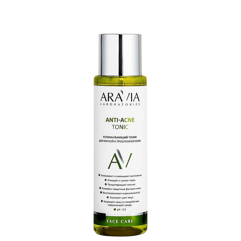 ARAVIA LABORATORIES Успокаивающий тоник для жирной и проблемной кожи Anti-Acne Tonic – фото 1