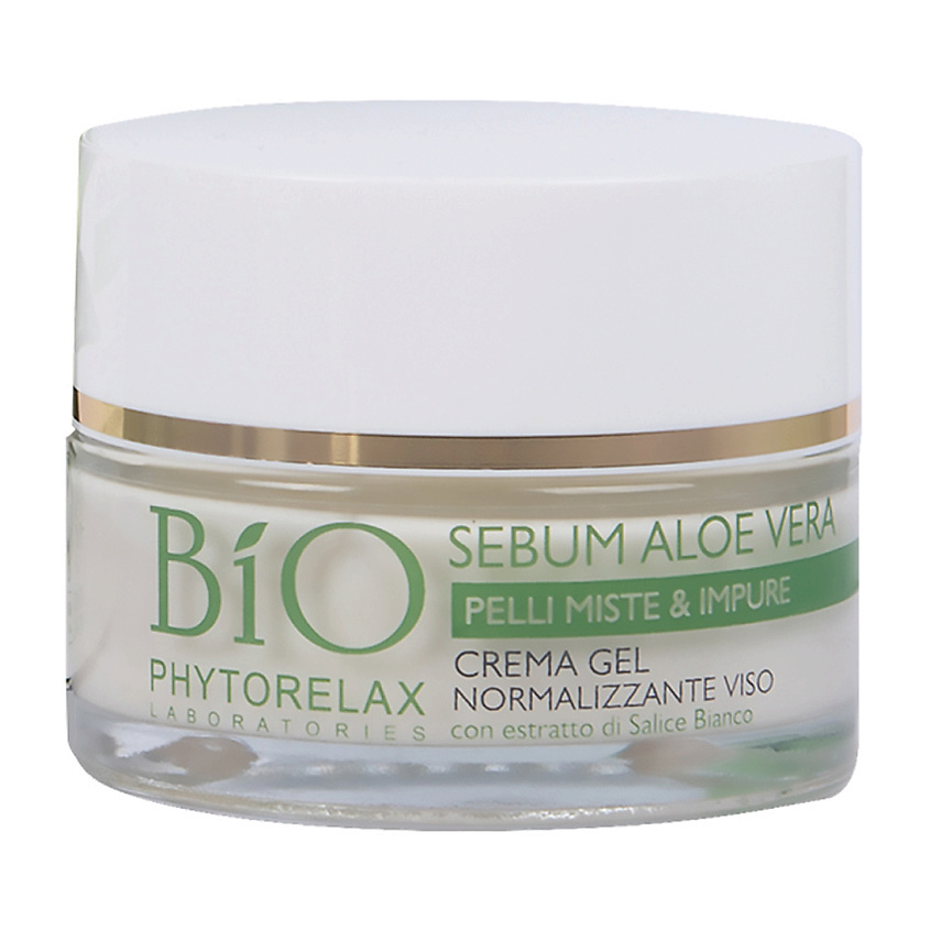 PHYTORELAX Крем для лица очищающий против жирного блеска с алоэ вера – фото 2