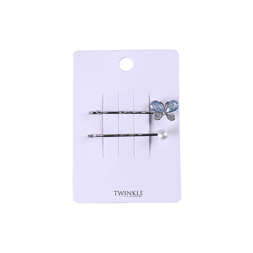TWINKLE Заколки для волос 2 шт. Glass Butterfly – фото 2