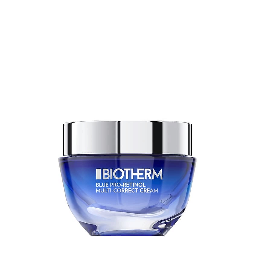 BIOTHERM Мультикорректирующий крем для лица с про-ретинолом и экстрактом бурых водорослей для всех типов кожи Blue Pro-Retinol – фото 1