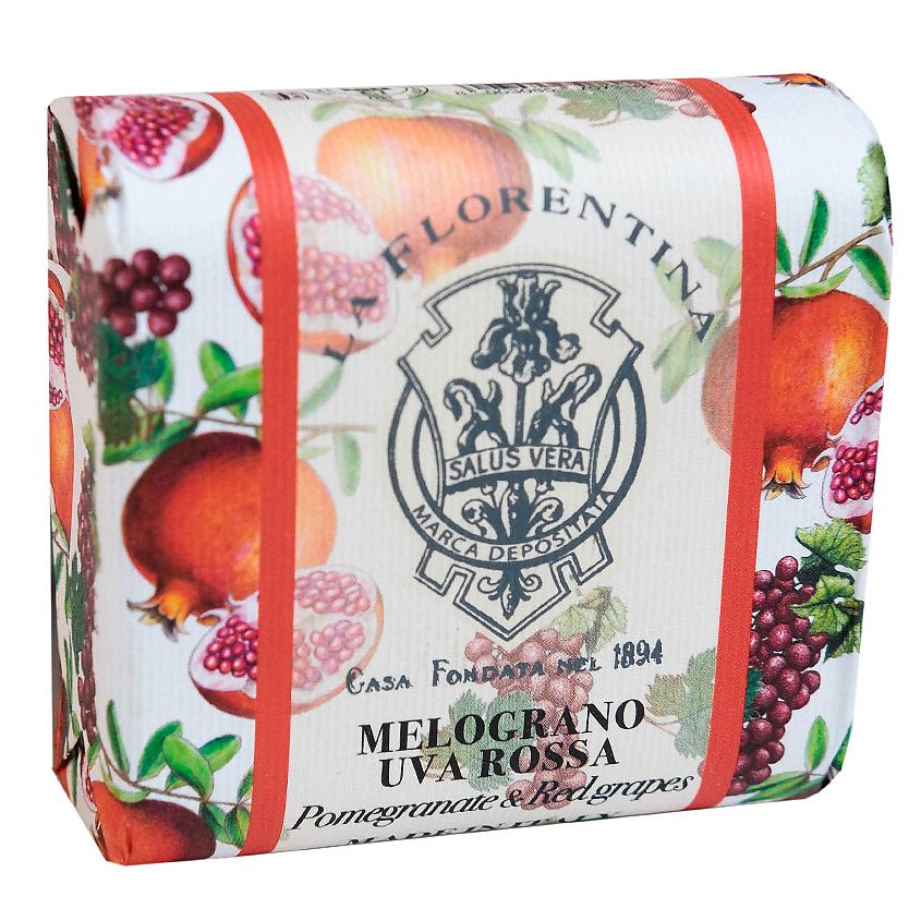 LA FLORENTINA Мыло Pomegranate & Red Grape. Гранат и Красный Виноград – фото 2