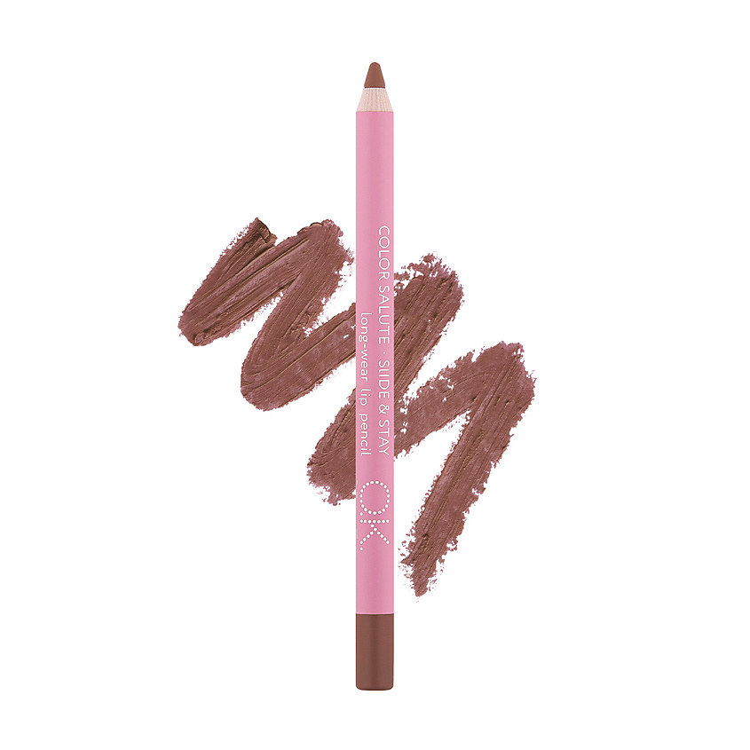 OK BEAUTY Стойкий карандаш для губ COLOR SALUTE SLIDE & STAY, Millenium 1.2 гр. – фото 2