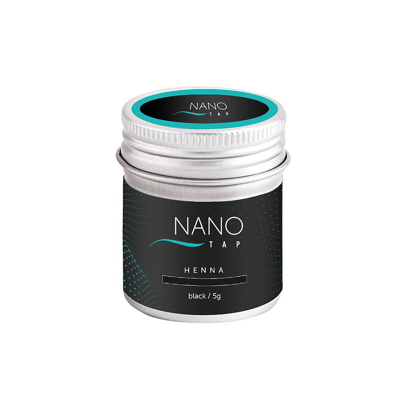 NANO TAP Хна для бровей в баночке, black (черный) 5 г – фото 2