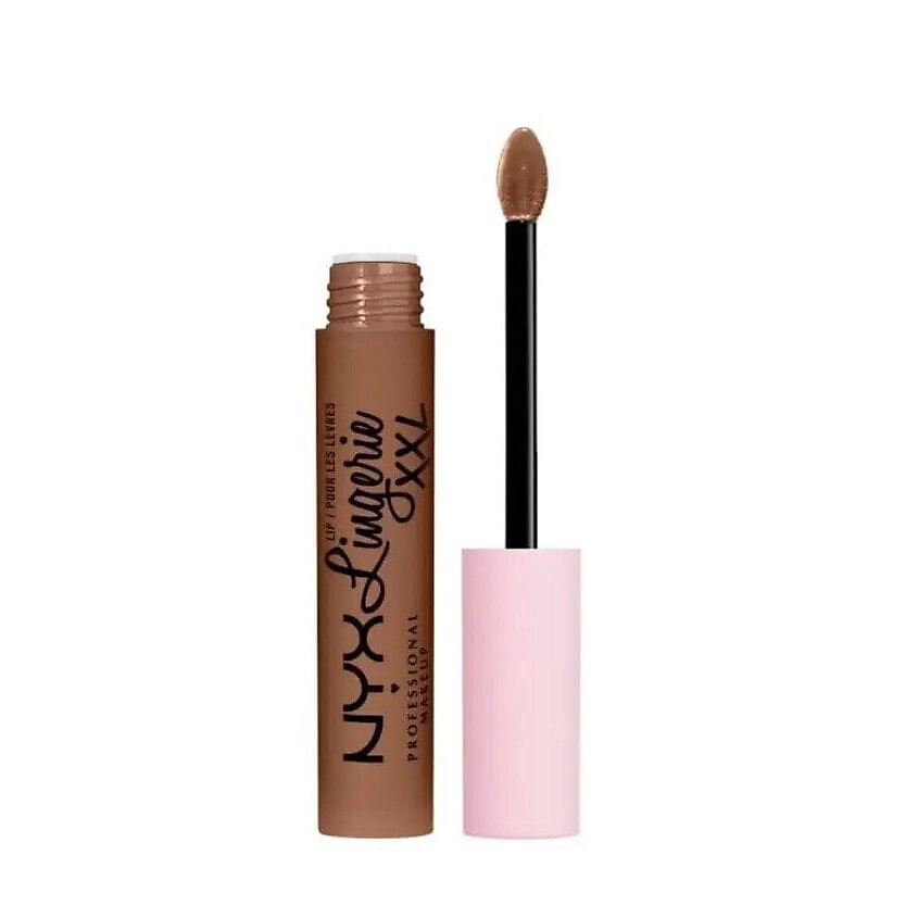 NYX PROFESSIONAL MAKEUP Жидкая матовая помада для губ Lip Lingerie XXL, 29 - Hot Caramelo – фото 1